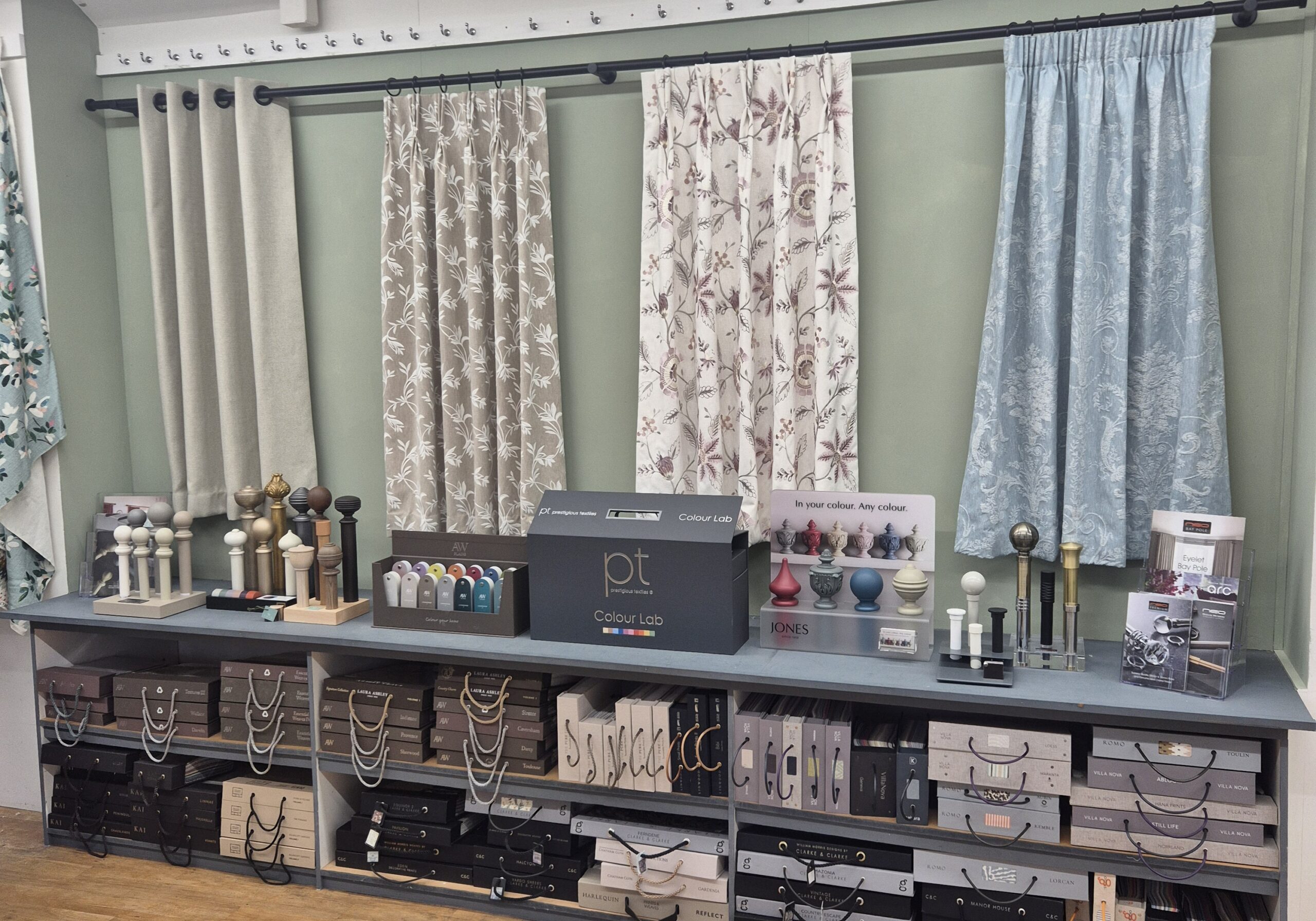 Made to measure curtains supplied and fitted by Cambridge Interiors in Cambridgeshire