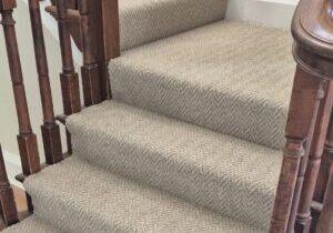 British-made wool carpet installed in a family home, offering warmth, comfort and long-lasting durability.